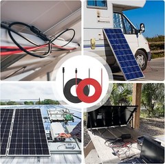 Weatherproof 30FT Solar Extension Cable with UV Resistant Connectors