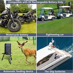 Solar Panel for Deer Feeder – 6V Solar Panel Waterproof Small Solar Battery Char