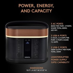 Duracell G800 Portable Power Station & G-Solar 100W Portable Solar Panel