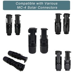 Solar Connector Caps, IP67 Solar Panel Connector Cap Weather Resistant Dust Male