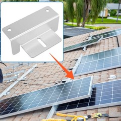 MUKLEI 24 Units Solar Panel Mounting Brackets, Z Brackets with Nuts and Bolts…