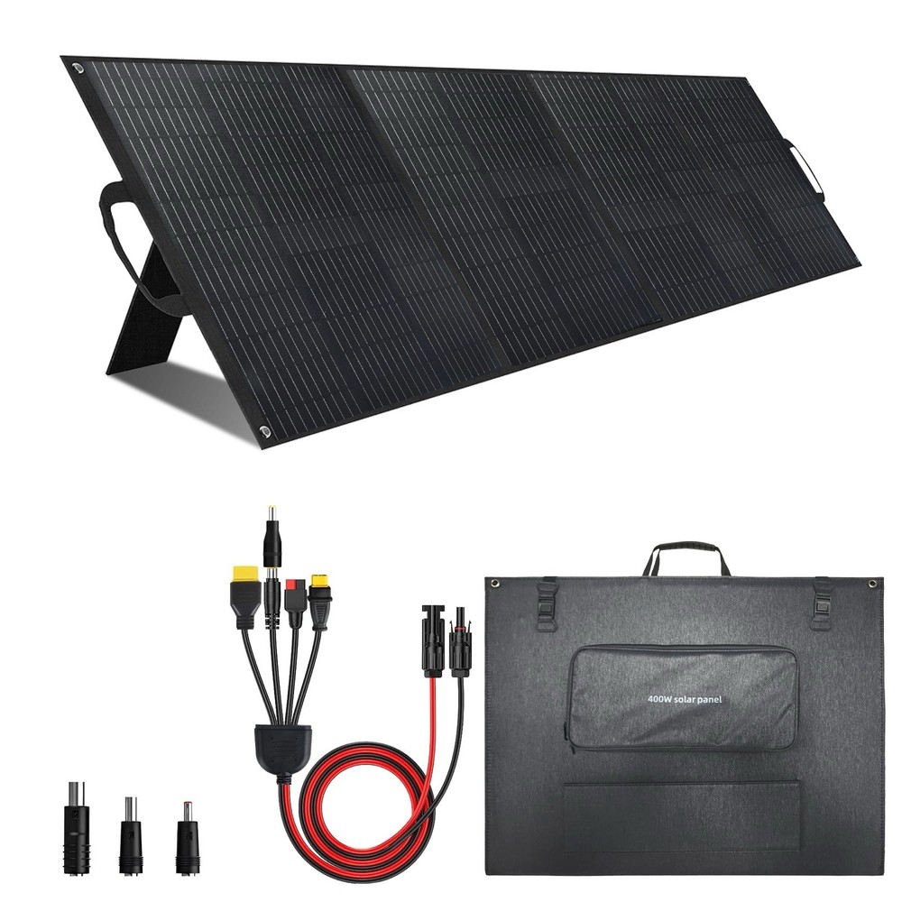 400W Portable Solar Panels CPC Material 3m 40V MC4 Cable & XT60 Anderson DC