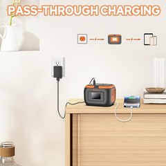 Lightweight 120W Solar Power Station – Emergency Backup & Charging Solution