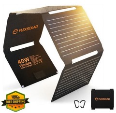 FlexSolar 40W Solar Panel Charger