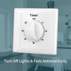 Cleverly Designed Mechanical Timer Switch with User Friendly Operation