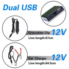 Solar Battery Trickle Charger Maintainer 12V Solar Panel Car Trickle Charging