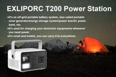 Solar Portable Power Station 200w Portable Power Station with Solar Panel 220V