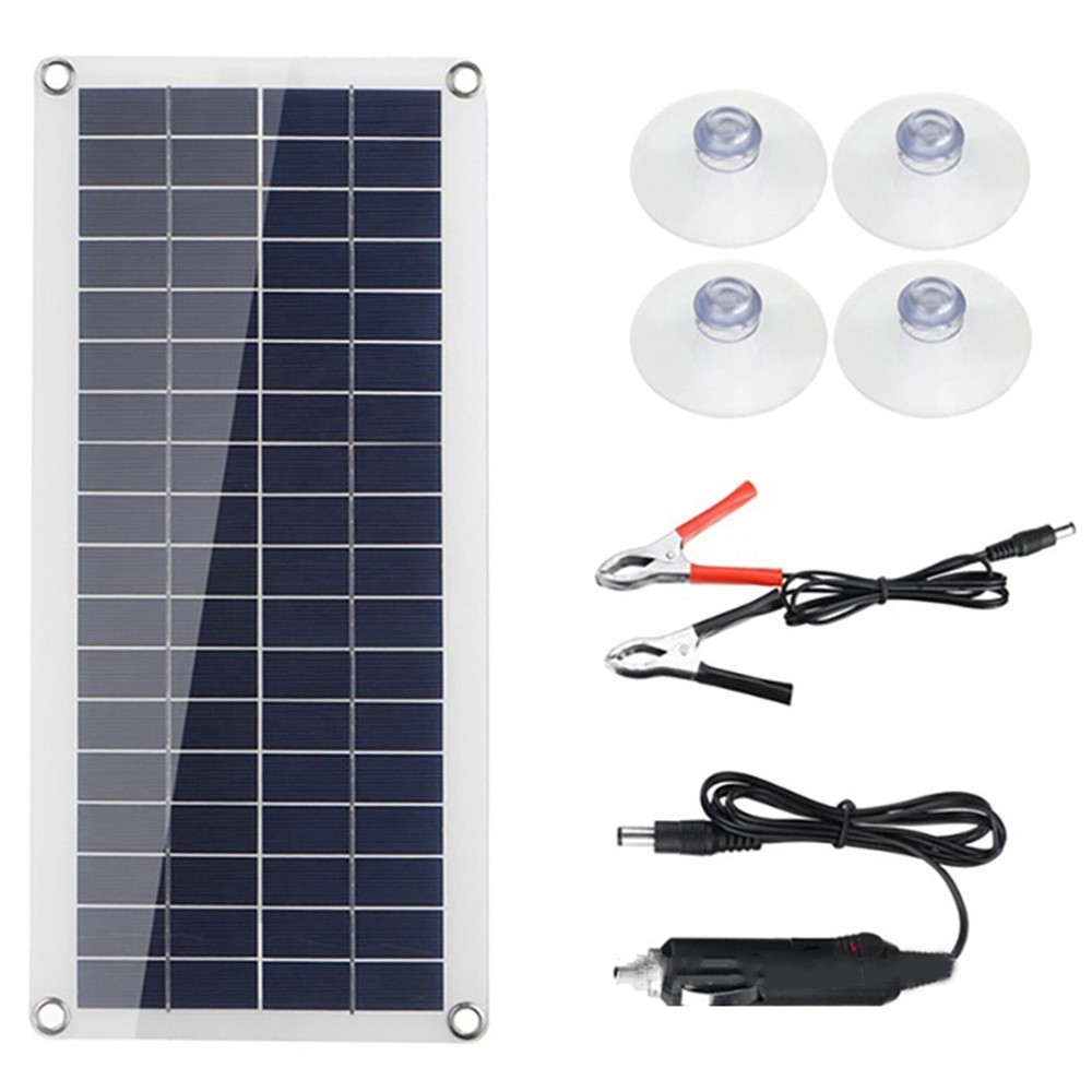 Solar Panel Kit,12 Volt Trickle Charger Battery Charger Maintenance Boat RV Car