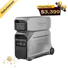 EcoFlow DELTA Pro 3 8000Wh Portable Power Station with Extra Battery Refurbished