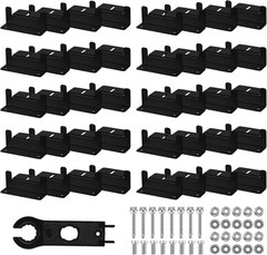 40 Sets Solar Panel Mounting Brackets Z Bracket Aluminum Alloy Solar Panel Mount