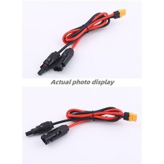 1PC 3.3Ft Solar Connector to XT60 Adapter Charging Extension Cable for Solar