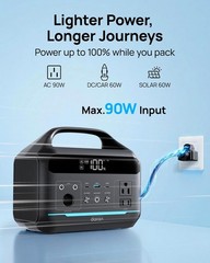DARAN Portable Power Station 300W 192Wh LiFePO4 Battery