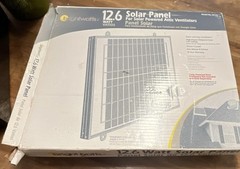 Brightwatts 12.6W Solar Panel Model 30103, 18V DC Off-Grid Rigid Blue