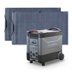 ALLPOWERS Portable Power Station 4000W Solar Generator with 2x 100W Solar Panel