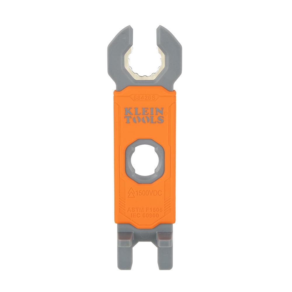 Klein Tools 68426S Solar Panel Insulating Wrench, Assembly and Orange