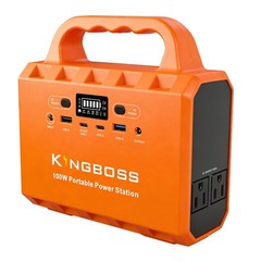 100W Portable Power Station, 96Wh LiFePO4 Battery, Ultra-Light Solar Generator,