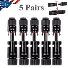 100 Pairs Male Female Wire Cable Connector Set Solar Panel Waterproof Connectors