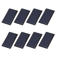 8Pcs 5V 0.3W 60mA Mini Solar Panels, Solar Photovoltaic Power Cells