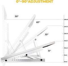 2 Pack 28in Adjustable Solar Panel Tilt Mount Brackets for Roof RV Boat Off-Grid