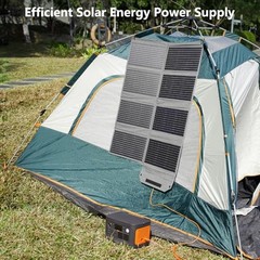 80W Foldable Solar Panel, Portable Solar Charger with 4 Ports 80W Solar Panel