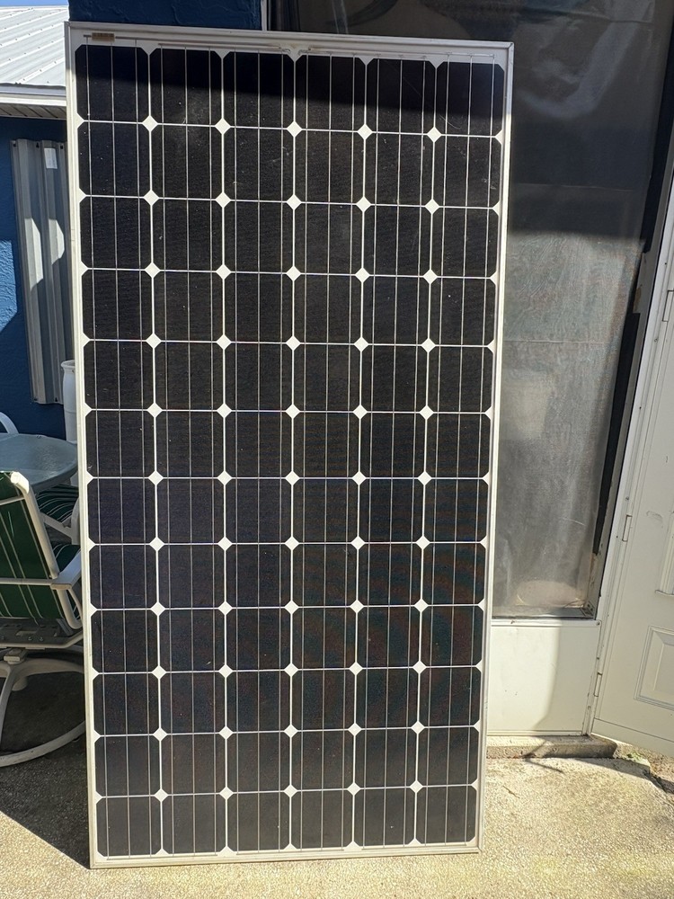 Monocrystalline Rigid Solar Panel Black Outdoor Home/Garden