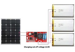 3S Lithium Battery Charging Charger Module MPPT Solar Panel Controller LED Power