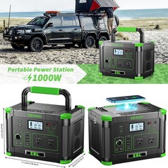 1000W Li-ion Battery Portable Power Station 999Wh for Outdoor Camping Supply