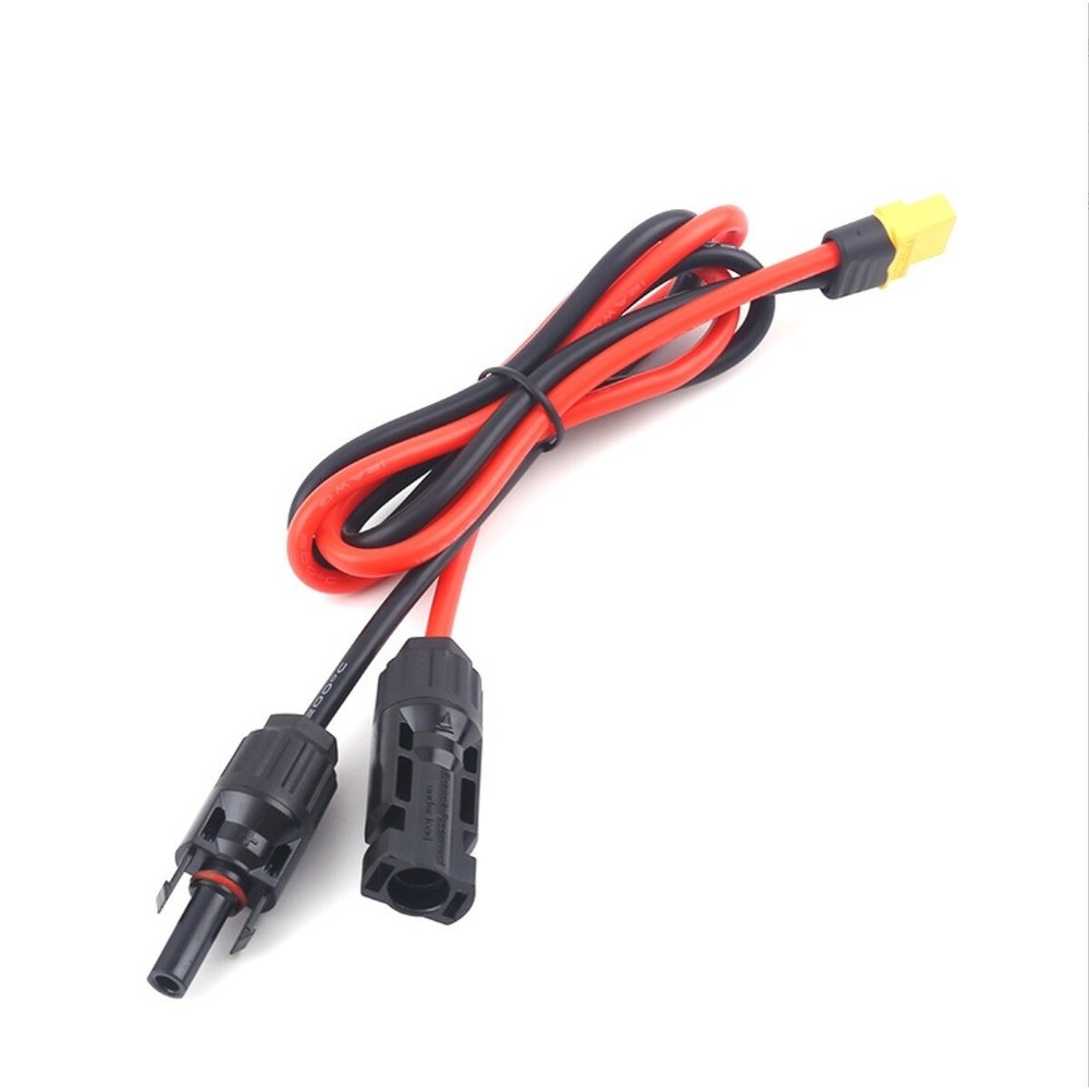 1PC 3.3Ft Solar Connector to XT60 Adapter Charging Extension Cable for Solar