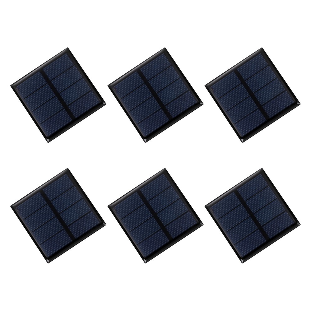 6Pcs 2V 0.32W 160mA Mini Solar Panels, Solar Photovoltaic Power Cells