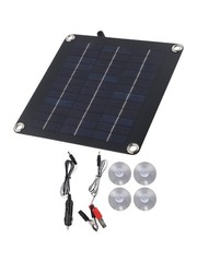 Premium Monocrystalline Silicon Solar Panel Kit 10W 12V Waterproof Car Charger