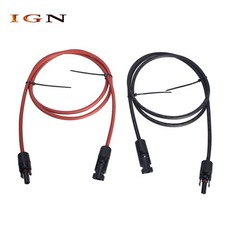 Solar Panel Extension Cable Wire Connector High Quality 1 Pair 12 AWG 4mm²
