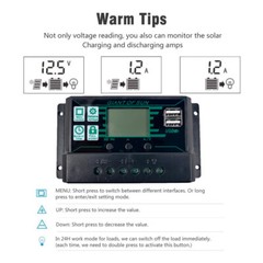 400 Watts Solar Panel Kit Battery Charger + 100A 12V Controller Caravan Boat
