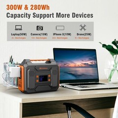 Open Box – Portable Power Station 300W Solar Generator 280Wh