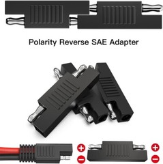 Versatile SAE Polarity Reverse Adapter Connectors for 12V/24V Systems – 5 Pack