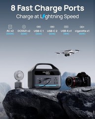Portable Generator with 9 Outputs – Safe Energy Source for Outdoor Enthusiasts