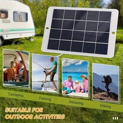 Solar Panel Charger Effective Output Suitable for Various Outdoor Uses