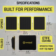 15 Watt Foldable Ip67 Waterproof Etfe Monocrystalline Solar Panel Charger With U