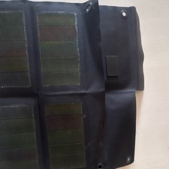 Sunlinq Portable Foldable Flexible Solar Panel Black for Camping & Electronics