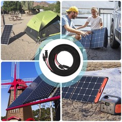 Geosiry 20FT 10AWG Solar Panel Extension Cable with Female and Male Connector…