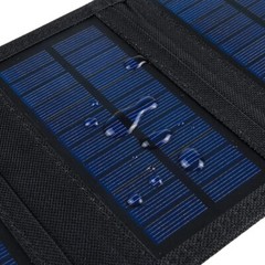8W/10W/12W/14W Solar Panel Charger USB Output 5V Waterproof Power Bank Portable