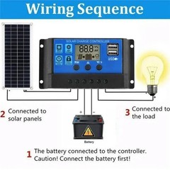 1000W Solar Panel 12V Solar Cell 10A-100A Controller Solar Panel Outdoor Kit