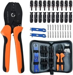 ECO-WORTHY Solar Crimper Tool Kit 13 PCS Solar Tools – a Crimper, 10 Pairs of…