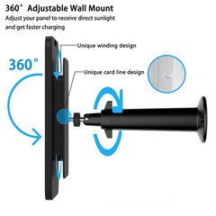 Eufy Solar Panel Compatible with Eufycam 3/3C/2C/2C Pro/2/2 Pro/E20/E40/E/S40/S2