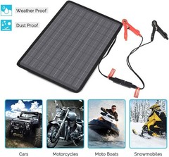 10W Solar Trickle Charger & Battery Maintainer – Portable & Weather Resistant
