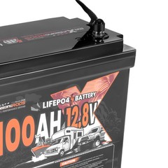12V 100Ah LiFePO4 Battery for Marine Off Grid Solar, Low Temp Protection BMS