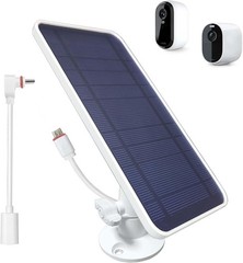 Adjustable Solar Panel for Arlo Essential 2K/XL – 13FT Durable Charging Cable