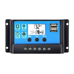 Universal Solar Panel Controller 24V Auto For DIY Solar Power ABS Material