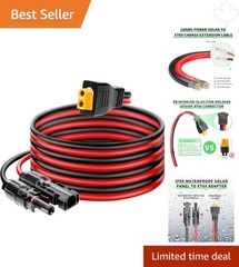 High-Quality 10AWG Waterproof XT60 Extension Cable – Ideal for Solar Generators