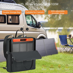Durable Waterproof Solar Panel Storage Bag for Jackery Solarsaga 100W/200W