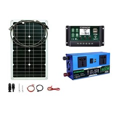 Grennova 1400W Plug and Play Off-Grid Solar System Mono 80W Panel 12V/24V